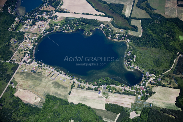 Derby Lake in Montcalm County, Michigan